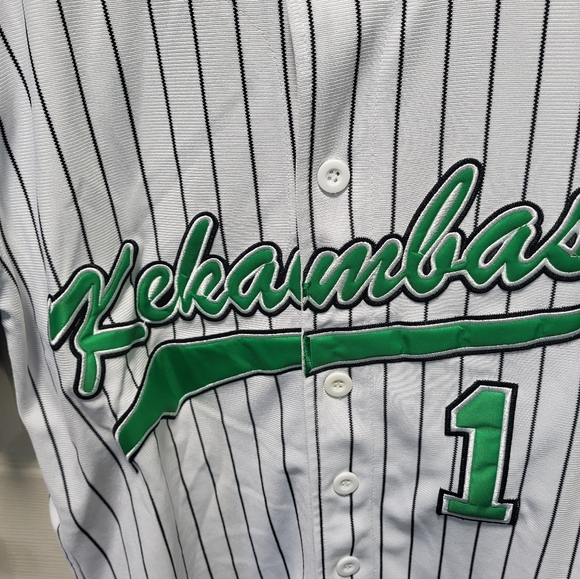 G-Baby Hardball Jersey Mens White Headgear Classics Kekambas 2001 Authentic SIZE - Picture 2 of 6